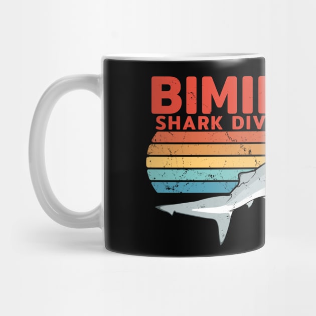 Bull Shark Diving Bimini by NicGrayTees